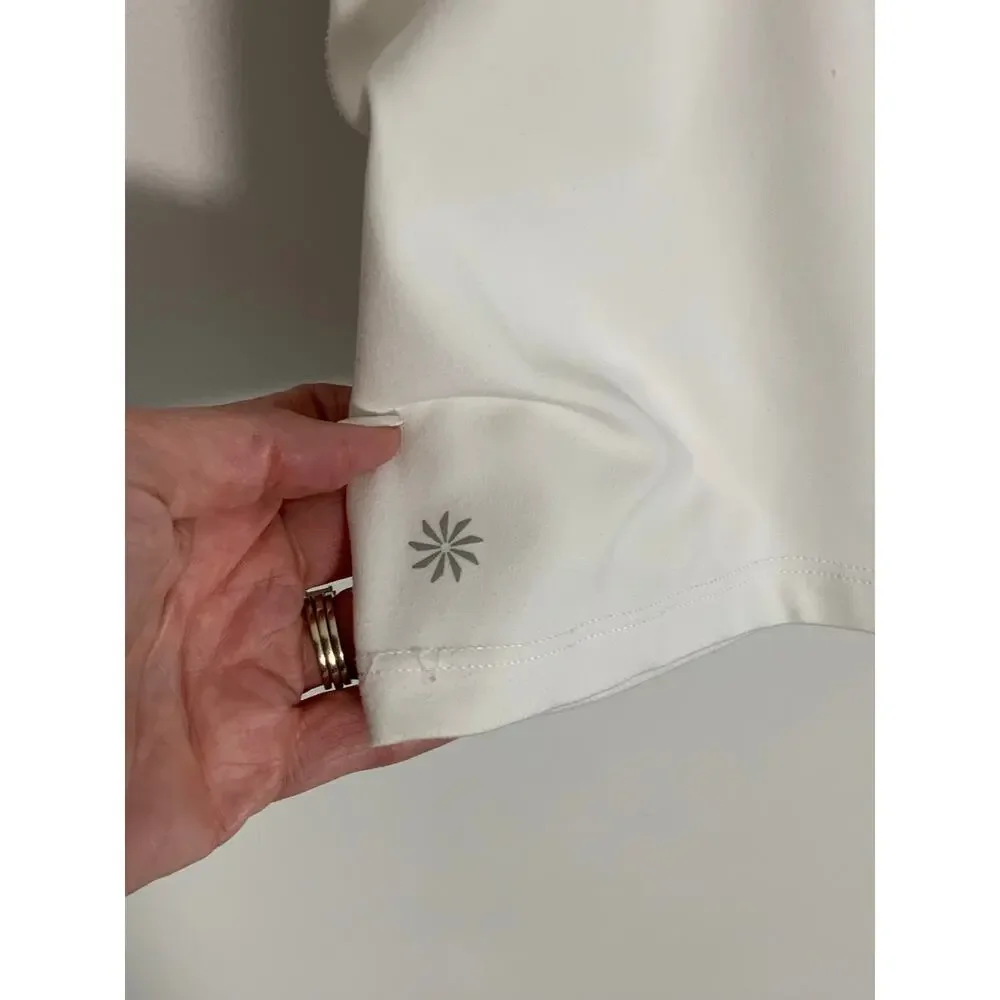 Athleta Girl White‎ Athletic Top size XL